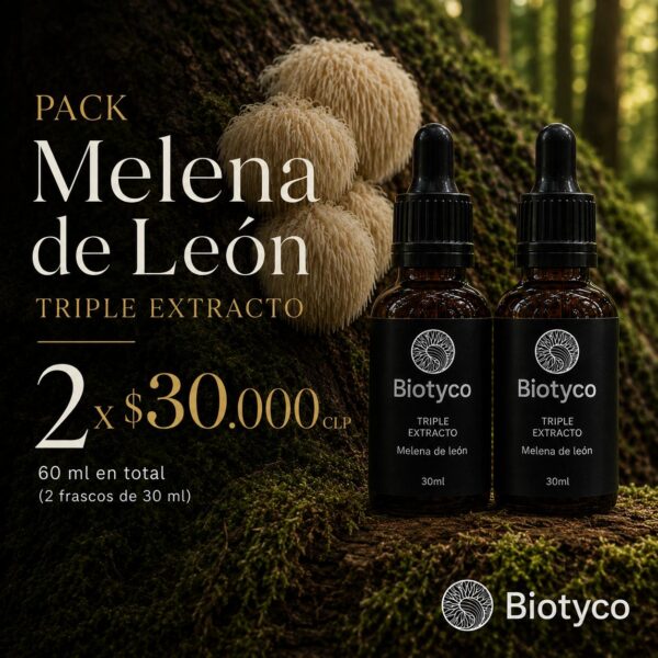 Double Pack Extracto Melena León 60 ml